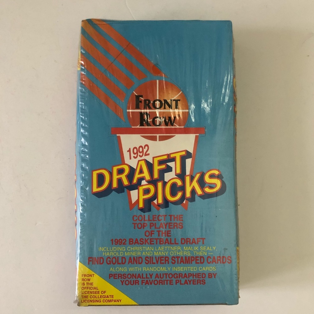 1992 Front Row Draft Picks Basketball Cards Box